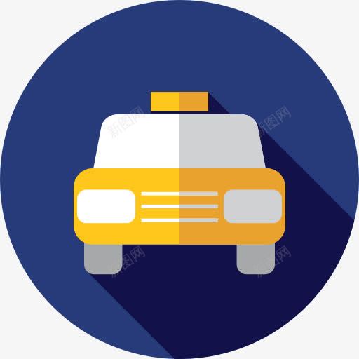 出租车图标png_新图网 https://ixintu.com 交通 出租车 汽车 运输