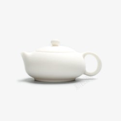 白瓷盖壶德化白瓷茶壶西施壶高清图片