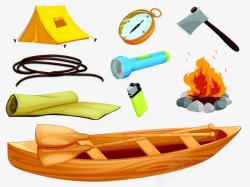 野外划船用具素材