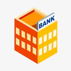 银行建筑物素材
