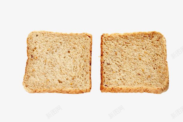 两片面片png免抠素材_新图网 https://ixintu.com 两片 吐司片 吐司面包 实物 面包