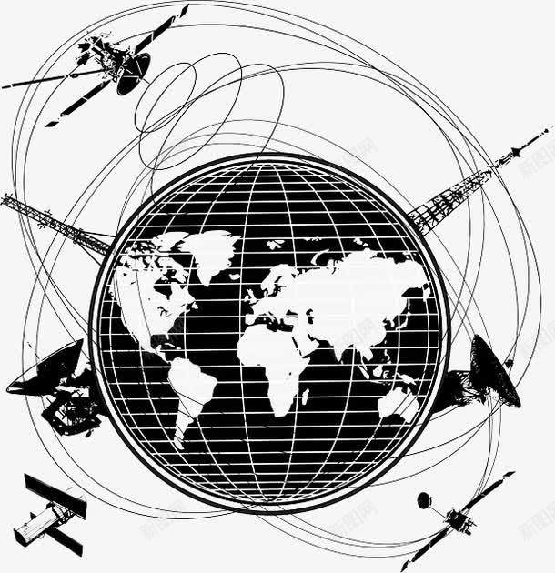 全球定位png免抠素材_新图网 https://ixintu.com 全球 卫星 定位