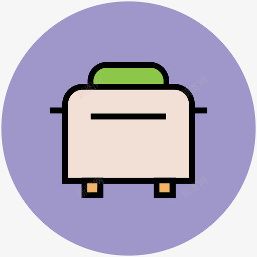 厨具素描素描烤面包机图标png_新图网 https://ixintu.com 儿童画 创意 卡通餐饮素材 厨具 图标 手绘 烤面包机