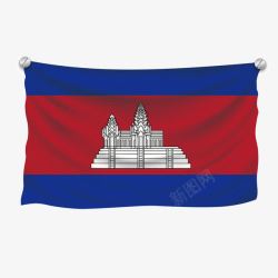 旗标国家柬埔寨素材