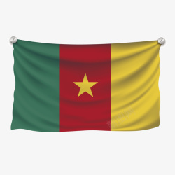 旗标国家喀麦隆矢量图素材