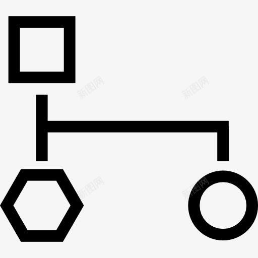 三几何形图形图标png_新图网 https://ixintu.com 三圈 六边形的轮廓 几何图形 图形 块方案 平方