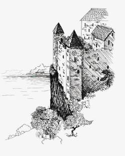 城堡免费下载素描城堡高清图片