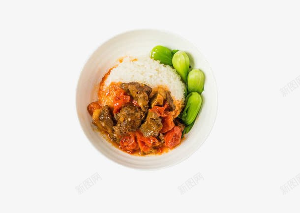 卤肉菜白饭png免抠素材_新图网 https://ixintu.com 盖饭 美食 肉菜白饭 食物