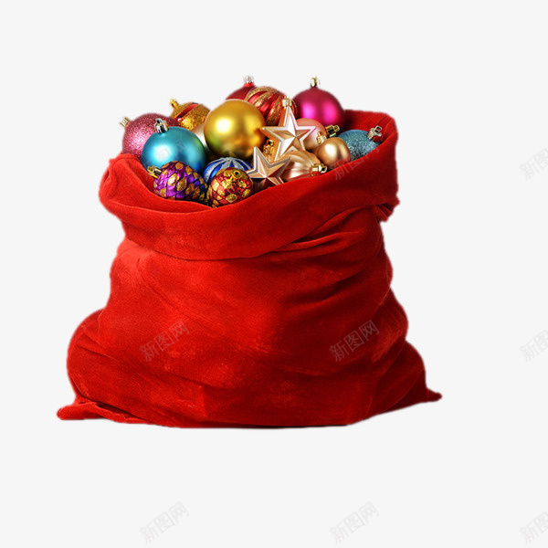 红色袋子里装满的礼物png免抠素材_新图网 https://ixintu.com 喜庆 圣诞礼物 圣诞节 礼物 红色袋子里装满的礼物