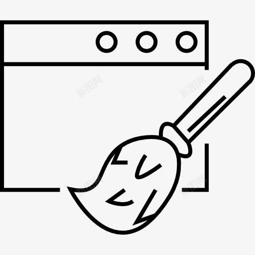 清洁刷和机器外形图标png_新图网 https://ixintu.com 刷机 工具和器具 清洁刷 清洗干净 轮廓