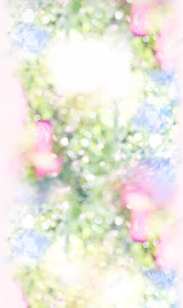 梦幻彩色花朵绿叶jpg设计背景_新图网 https://ixintu.com 彩色 梦幻 绿叶 花朵