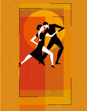 舞蹈舞蹈室健身房海报背景矢量图背景