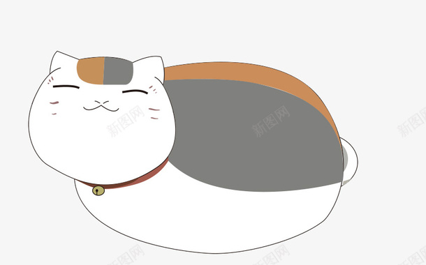 卡通肥猫png免抠素材_新图网 https://ixintu.com 动漫 卡通 平面 肥猫 设计