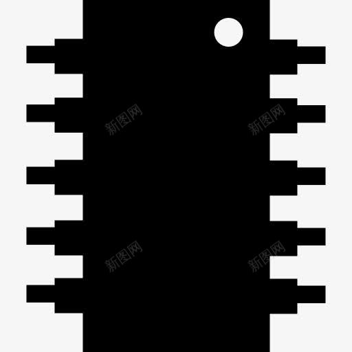 CPU图标png_新图网 https://ixintu.com CPU 工具 技术 电子 电脑和媒体联系 轮廓 连接