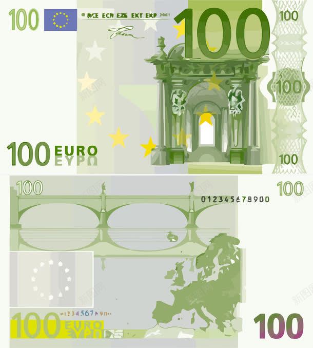 100欧元纸钞png免抠素材_新图网 https://ixintu.com 100欧元纸钞 100欧元纸钞矢量图 欧元纸钞矢量 矢量100欧元纸钞