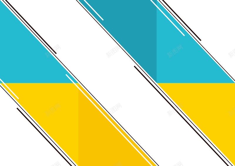 蓝色黄色条纹矢量图ai设计背景_新图网 https://ixintu.com 条纹 白色 纹理 线条 蓝色 质感 黄色 矢量图