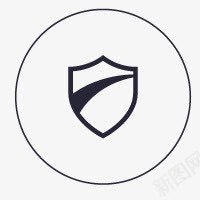 创意合成效果蓝色的防护盾图标png_新图网 https://ixintu.com 创意 合成 效果 蓝色 防护