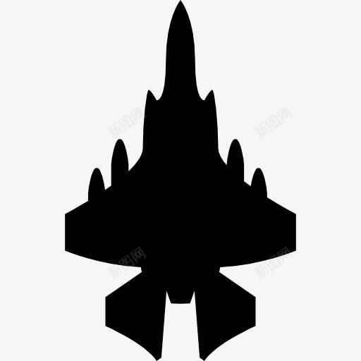 军队的飞机图标png_新图网 https://ixintu.com 交通工具 军队的飞机 底视图 形状 武器 顶视图 飞机 黑色