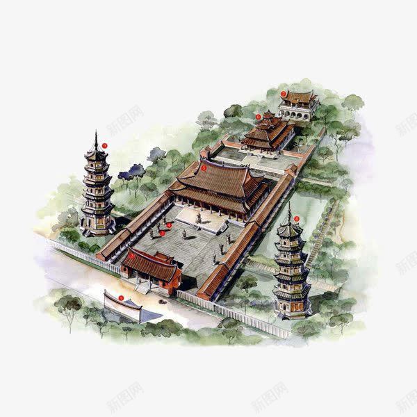 古皇宫建筑png免抠素材_新图网 https://ixintu.com PNG 免抠 古皇宫 城堡 建筑