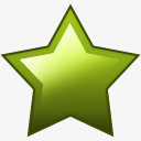 绿色的五角星图标png_新图网 https://ixintu.com star 五角星 星星