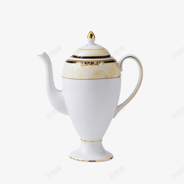 身子很长的陶瓷茶壶png免抠素材_新图网 https://ixintu.com 产品实物图 白色 茶壶 陶瓷 骨瓷