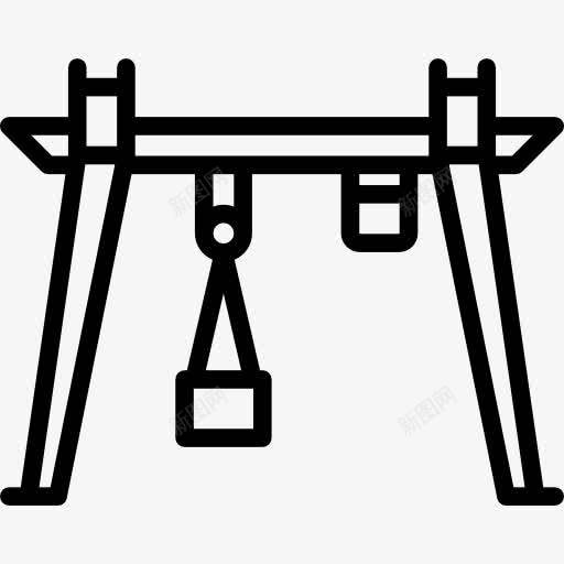 港口起重机图标png_新图网 https://ixintu.com 升降机 技术 施工 港口起重机 起重机 钩