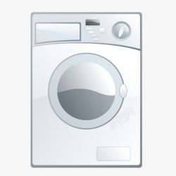 自动洗衣机矢量图素材
