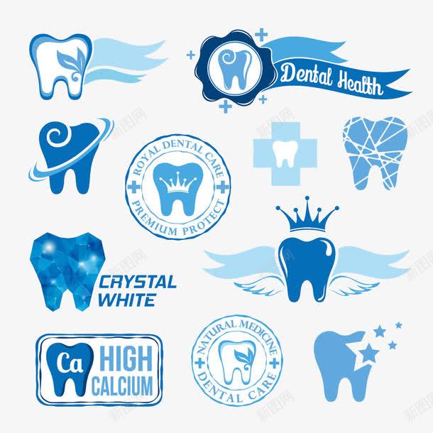 牙齿png免抠素材_新图网 https://ixintu.com 保护牙齿 健齿美白 口腔护理宣传素材