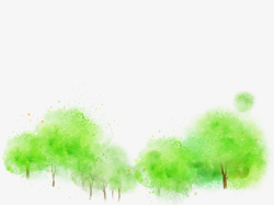 绿色树林素材