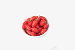 红色小碗小碗红色枸杞高清图片