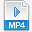 mp4视频文件图标图标