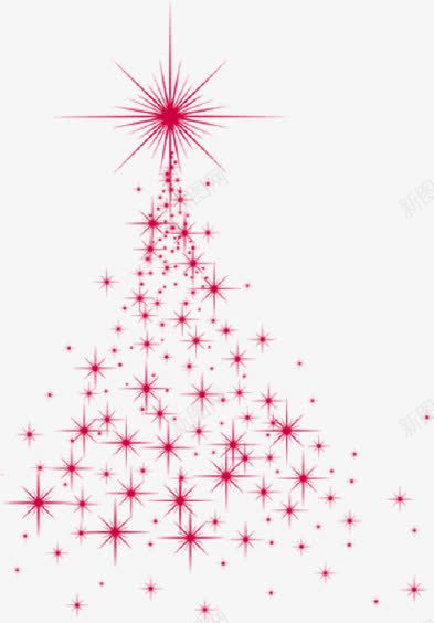 圣诞树星星png免抠素材_新图网 https://ixintu.com 圣诞树 圣诞素材 圣诞节 抽象圣诞树 星星