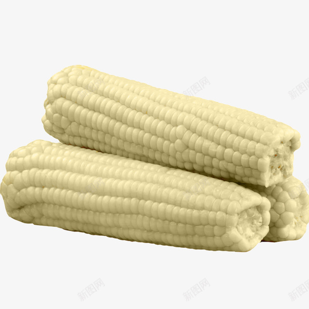 三个白籽玉米棒子png免抠素材_新图网 https://ixintu.com 三个玉米 三个白玉米 庄稼玉米 玉米棒 白玉米 食物 黄白色