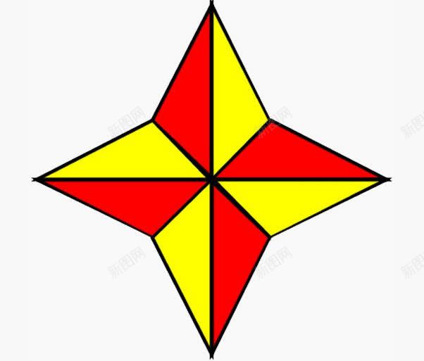 红黄搭配png免抠素材_新图网 https://ixintu.com 免费素材 图案 红色 重点符号 黄色