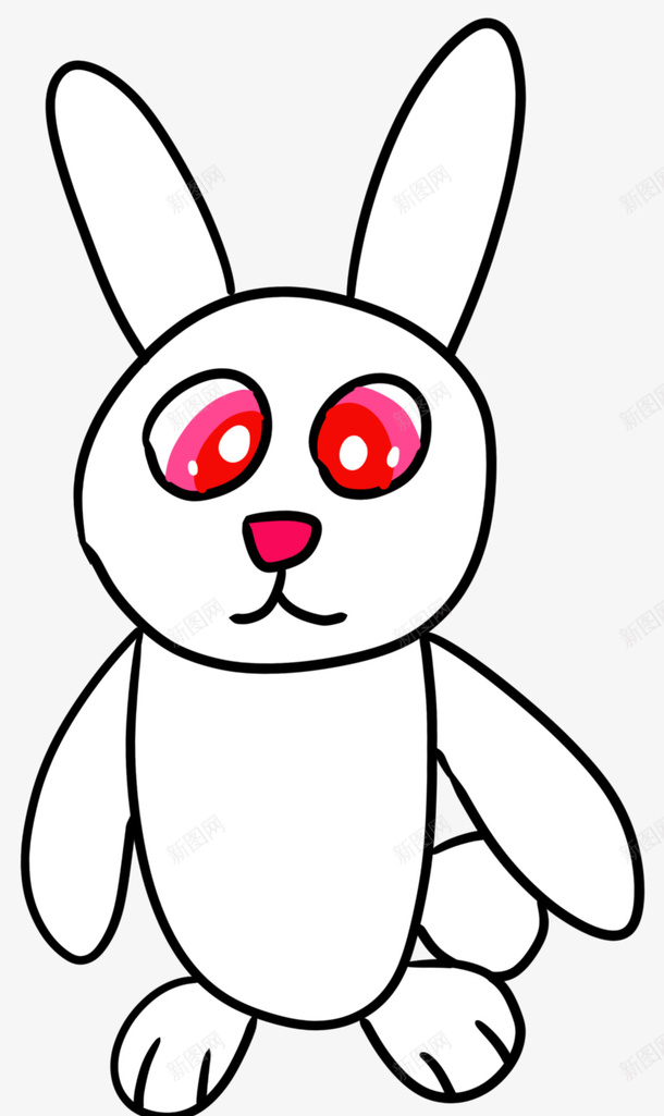 兔子卡通白色小兔子png免抠素材_新图网 https://ixintu.com 兔子 兔子卡通 卡通兔子 小兔子 小兔子卡通