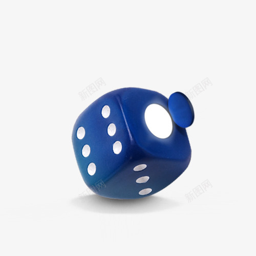 蓝色的骰子psd免抠素材_新图网 https://ixintu.com 效果 蓝色 蓝色骰子 骰子