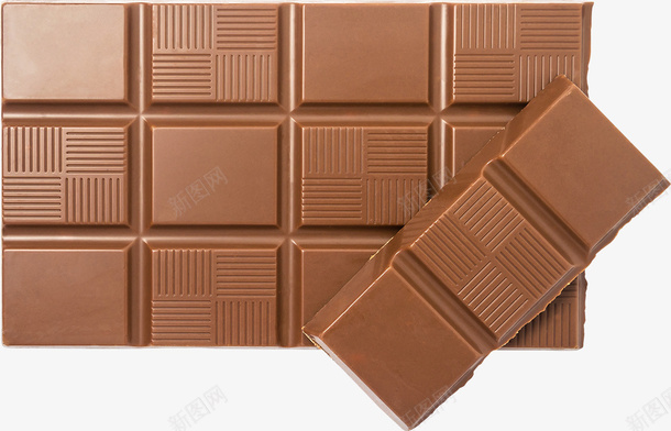 巧克力装饰png免抠素材_新图网 https://ixintu.com 两块巧克力 巧克力 矢量装饰 装饰 食物