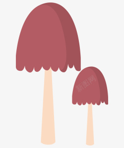 可爱小清新装饰海报装饰蘑菇素材