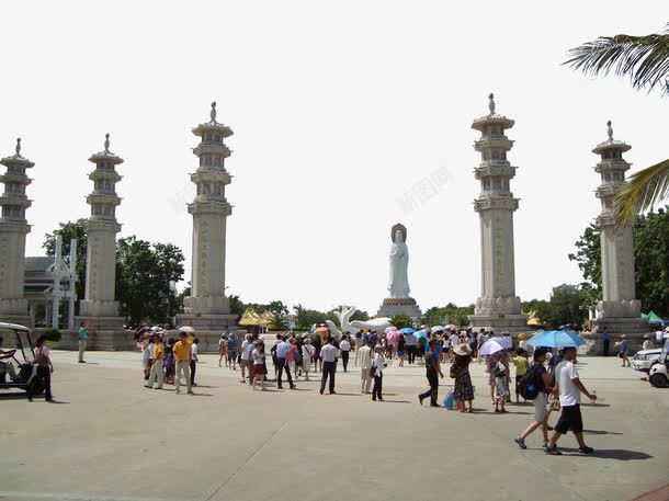 海南南山寺风景png免抠素材_新图网 https://ixintu.com 旅游 海南 海南风景 自然 风景