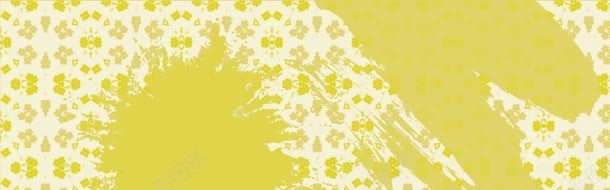 黄色白花纹理背景背景