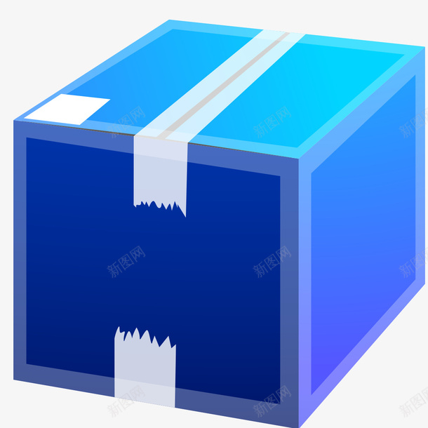蓝色箱子png免抠素材_新图网 https://ixintu.com 箱子 蓝色 蓝色箱子