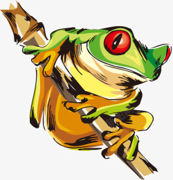 青蛙插画库矢量图素材
