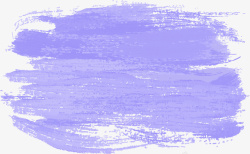 手绘紫色郁金香紫色手绘笔刷清新淡雅笔触高清图片