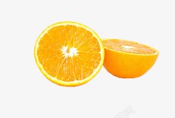 透明橙子果肉素材