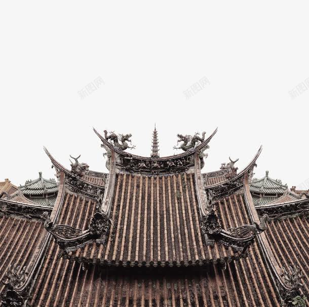 褐色中国风屋顶边框纹理png免抠素材_新图网 https://ixintu.com 中国风 免抠PNG 屋顶 褐色 边框纹理