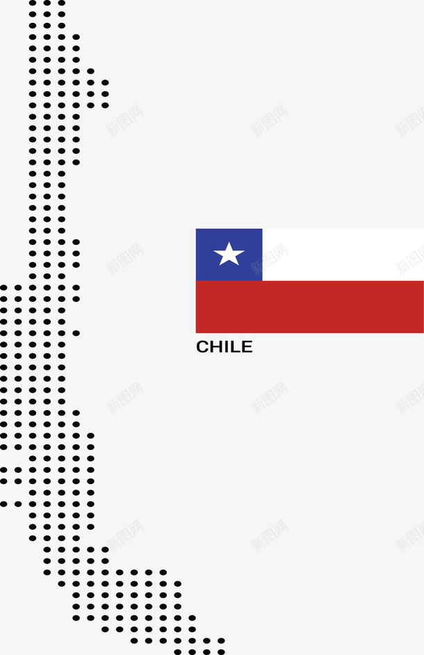 智利国家国旗地图矢量图ai免抠素材_新图网 https://ixintu.com 像素地图 地图 智利 智利国旗 智利地图 矢量png 矢量图