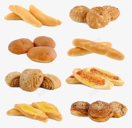 烘焙食物png免抠素材_新图网 https://ixintu.com 烘焙 面包 饼干