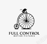自行车图标png_新图网 https://ixintu.com 创意logo设计 动物 小老鼠 黑色