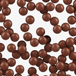 豆子装饰美味巧克力豆高清图片