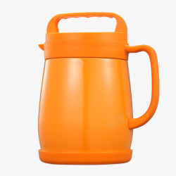 橙色外壳水壶橙色电水壶高清图片